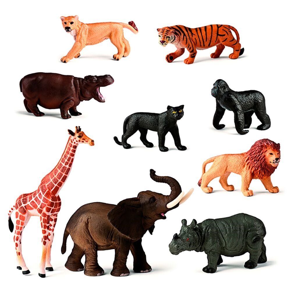 Jungle Animals (9 Figures) - ABC School Supplies