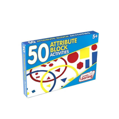 Junior Learning 50 Attribute Block Activities - ABC School Supplies