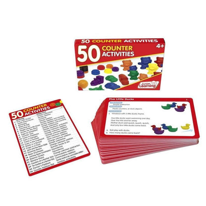 Junior Learning 50 Counter Activities - ABC School Supplies