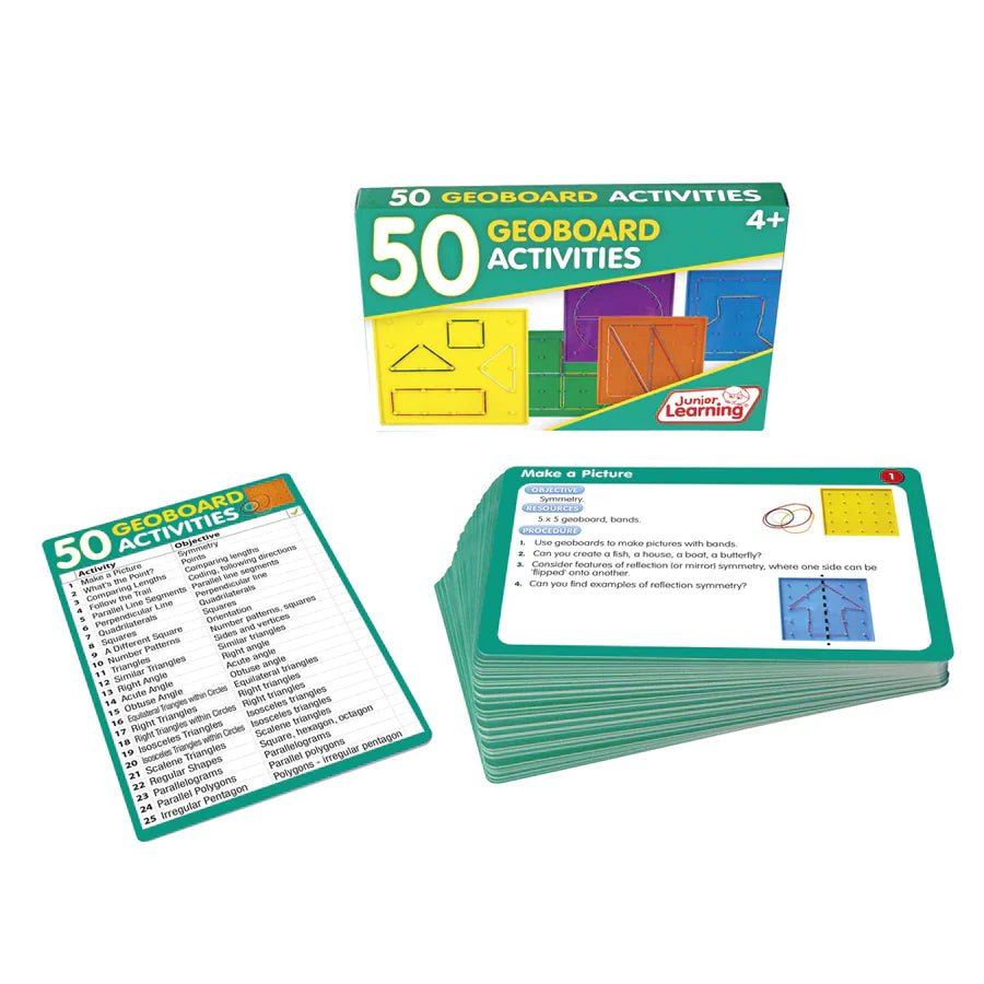 Junior Learning 50 Geoboard Activities - ABC School Supplies