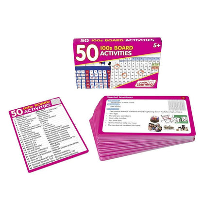 Junior Learning 50 Hundreds Board Activities - ABC School Supplies