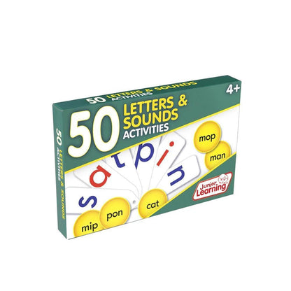 Junior Learning 50 Letters And Sounds Activities - ABC School Supplies