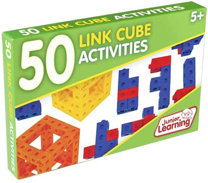 Junior Learning 50 Link Cube Activity Cards - ABC School Supplies
