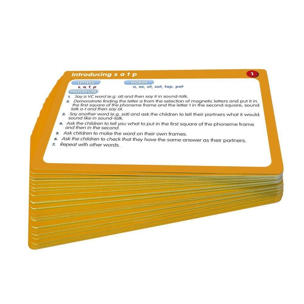 Junior Learning 50 Magnetic Letters Activities Cards - ABC School Supplies