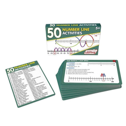 Junior Learning 50 Number Line Activities - ABC School Supplies