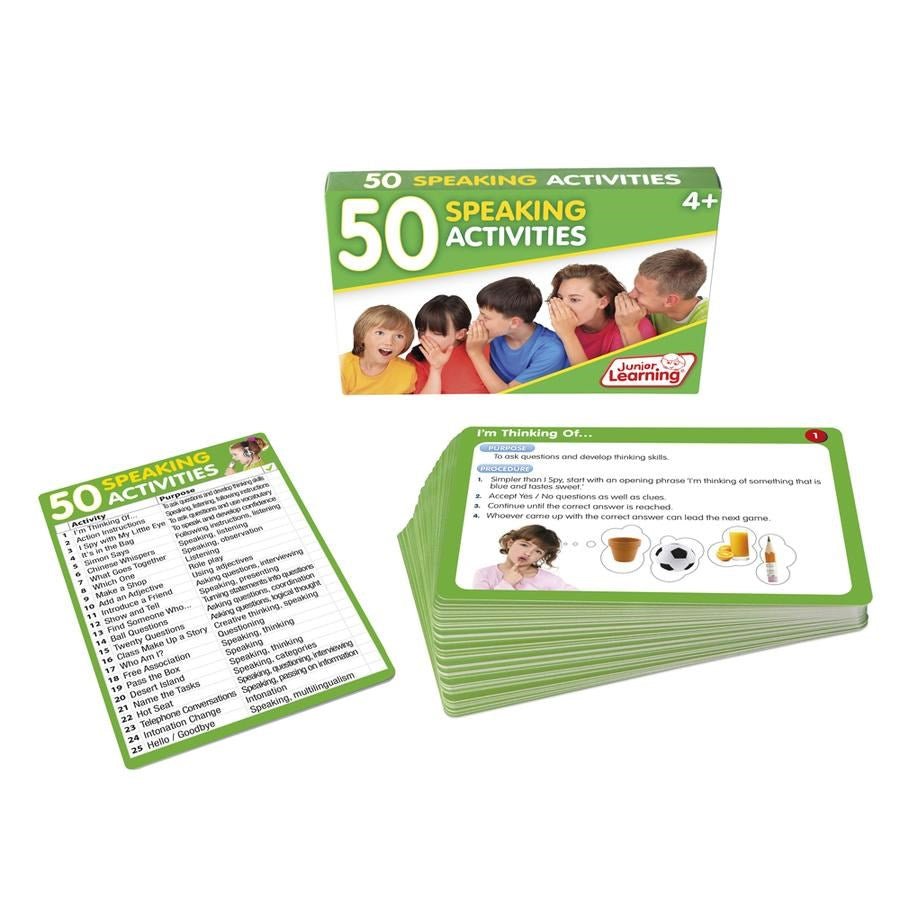 Junior Learning 50 Speaking Activities - ABC School Supplies