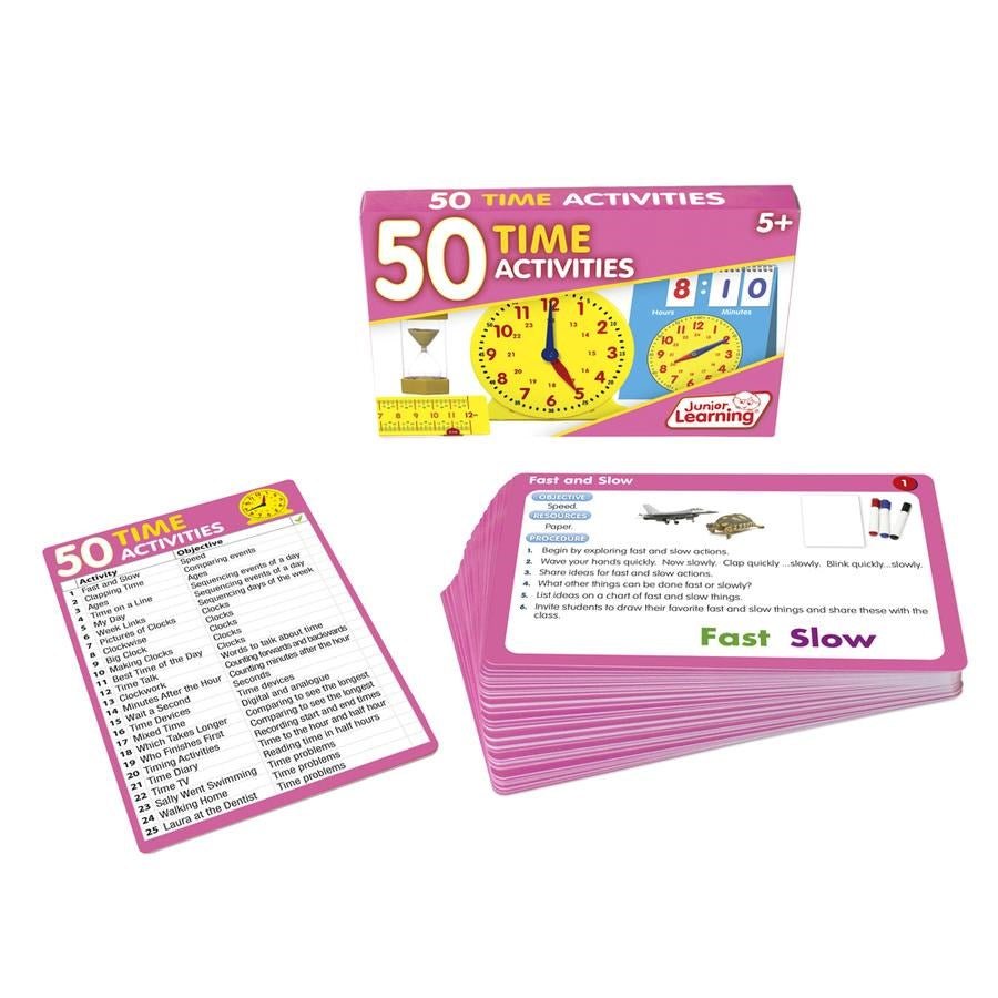 Junior Learning 50 Time Activities - ABC School Supplies