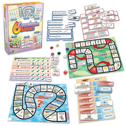 Junior Learning 6 Comprehension Games - ABC School Supplies