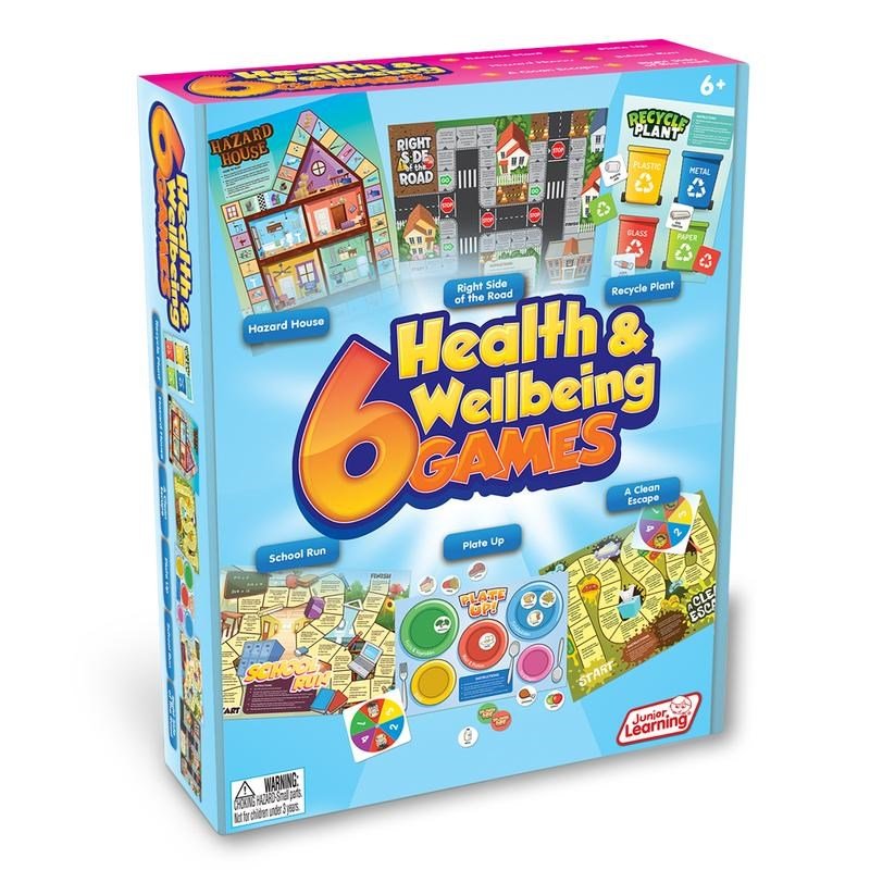 Junior Learning 6 Health & Wellbeing Games - ABC School Supplies
