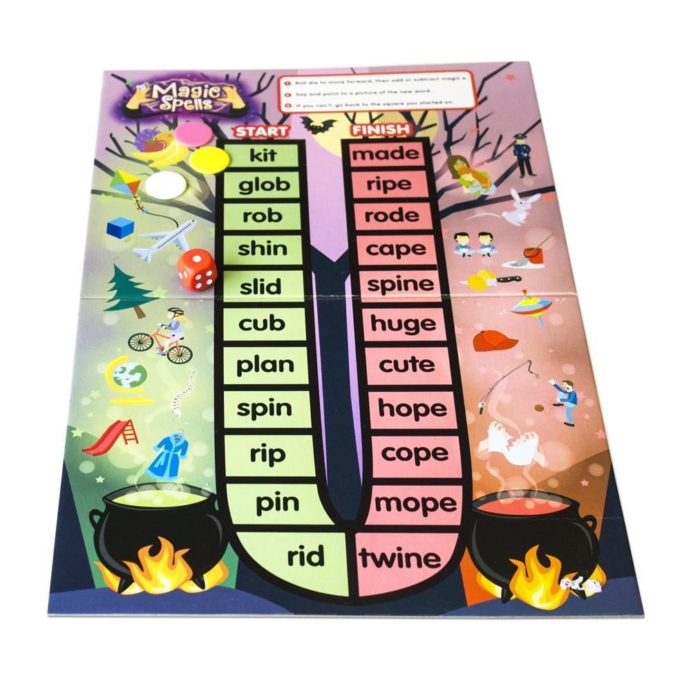 Junior Learning 6 Vowel Board Game - ABC School Supplies