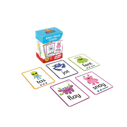 Junior Learning Alien Word Cards - ABC School Supplies
