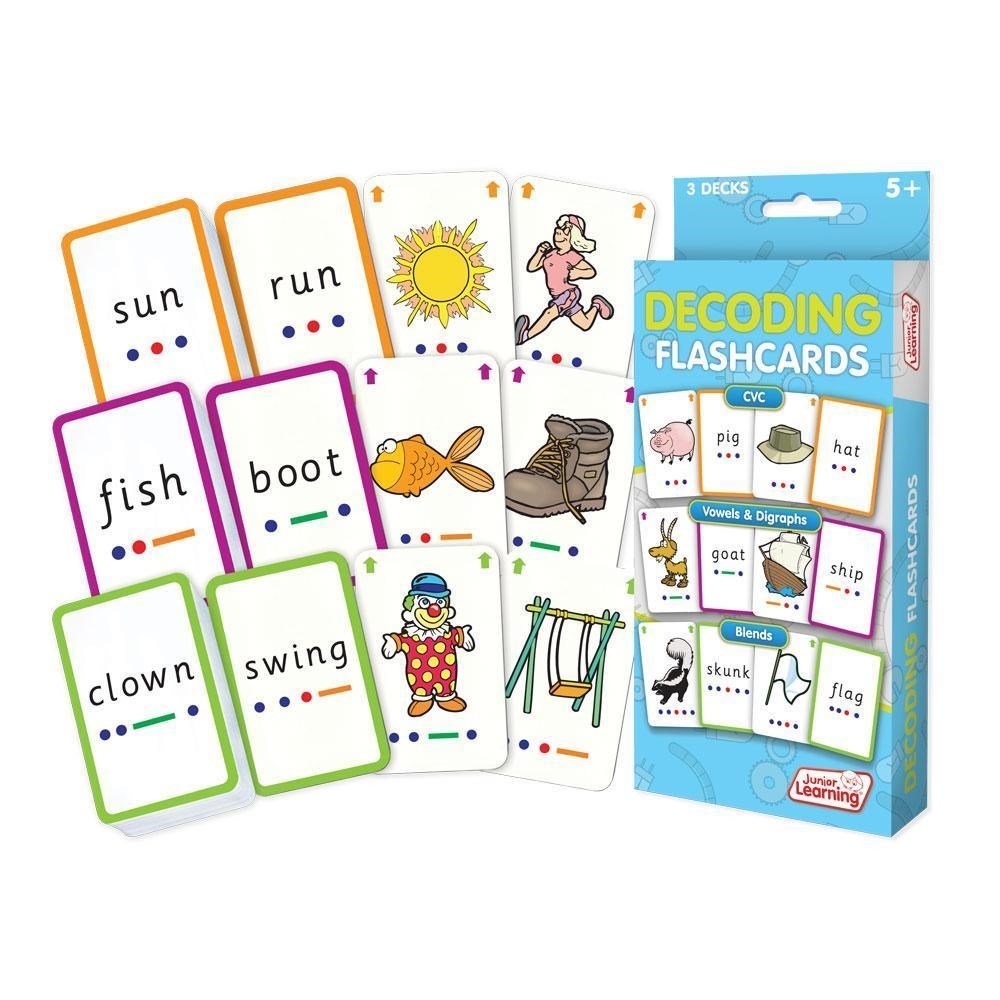 Junior Learning Decoding Flashcards - ABC School Supplies