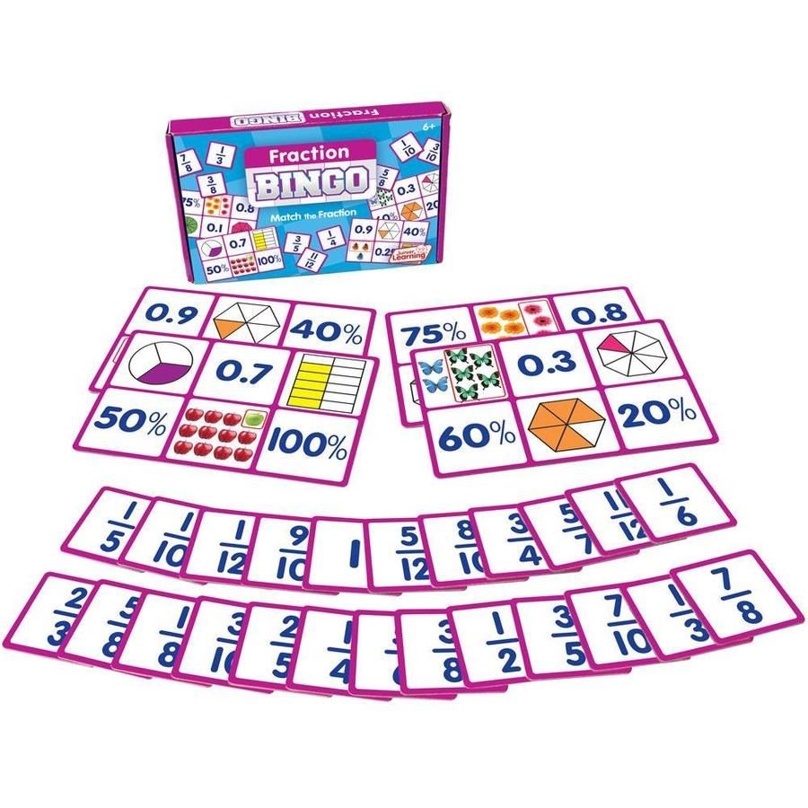Junior Learning Fraction Bingo - ABC School Supplies