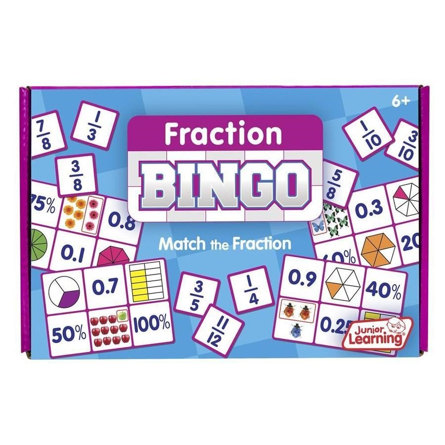 Junior Learning Fraction Bingo - ABC School Supplies