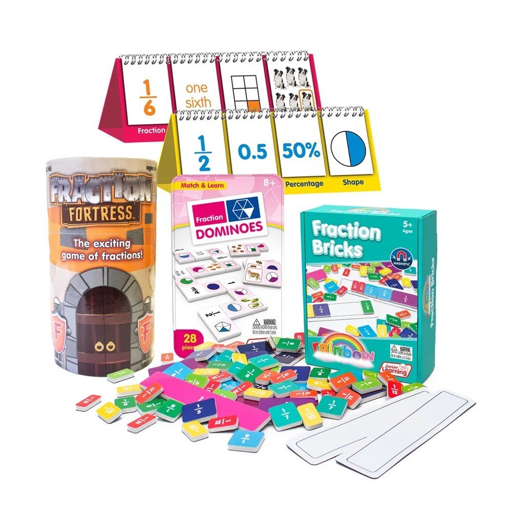 Junior Learning Fraction Booster Bundle - ABC School Supplies