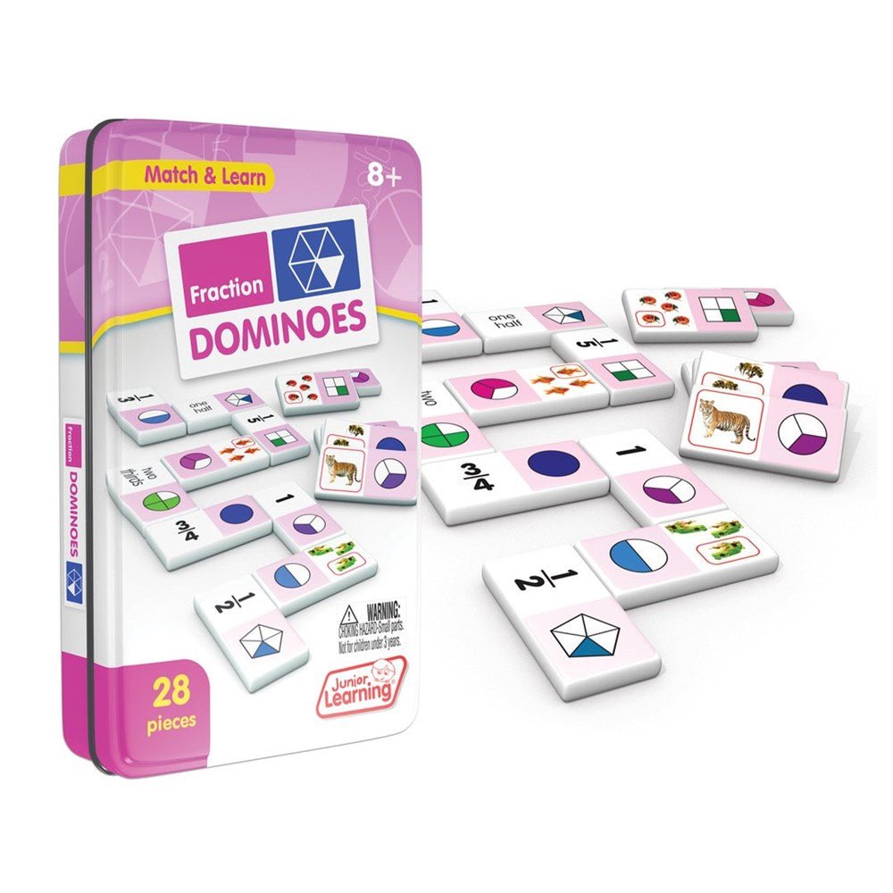 Junior Learning Fraction Dominoes - ABC School Supplies