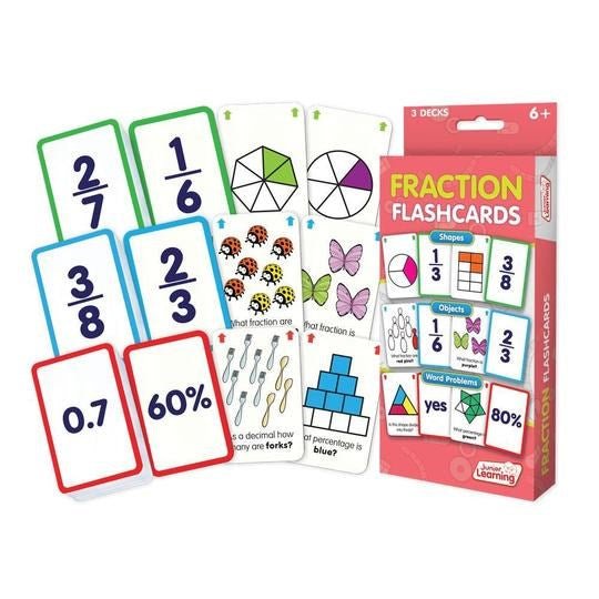 Junior Learning Fraction Flashcards - ABC School Supplies