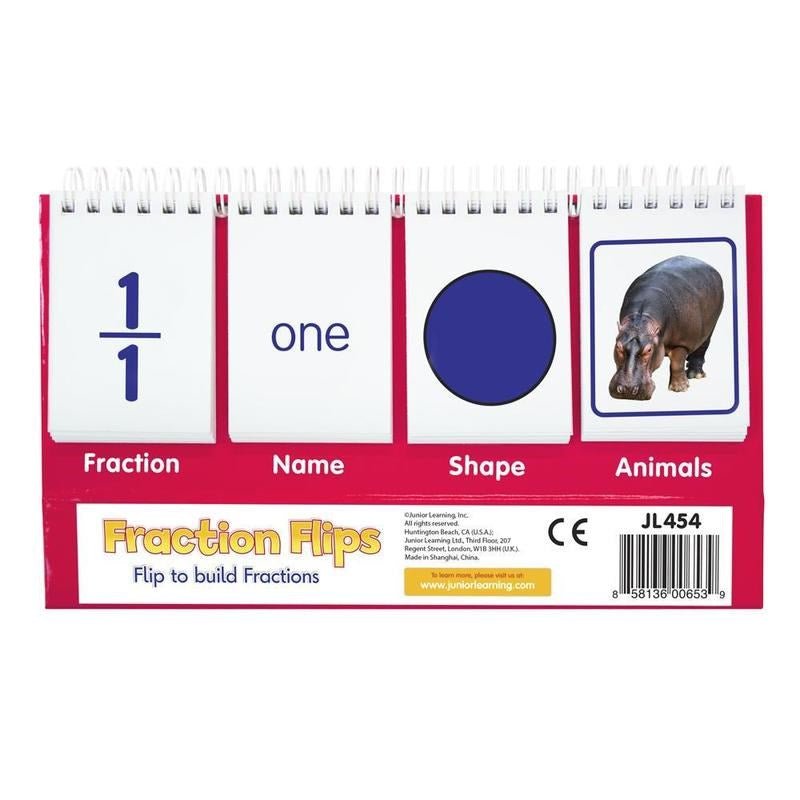Junior Learning Fraction Flip Book - ABC School Supplies