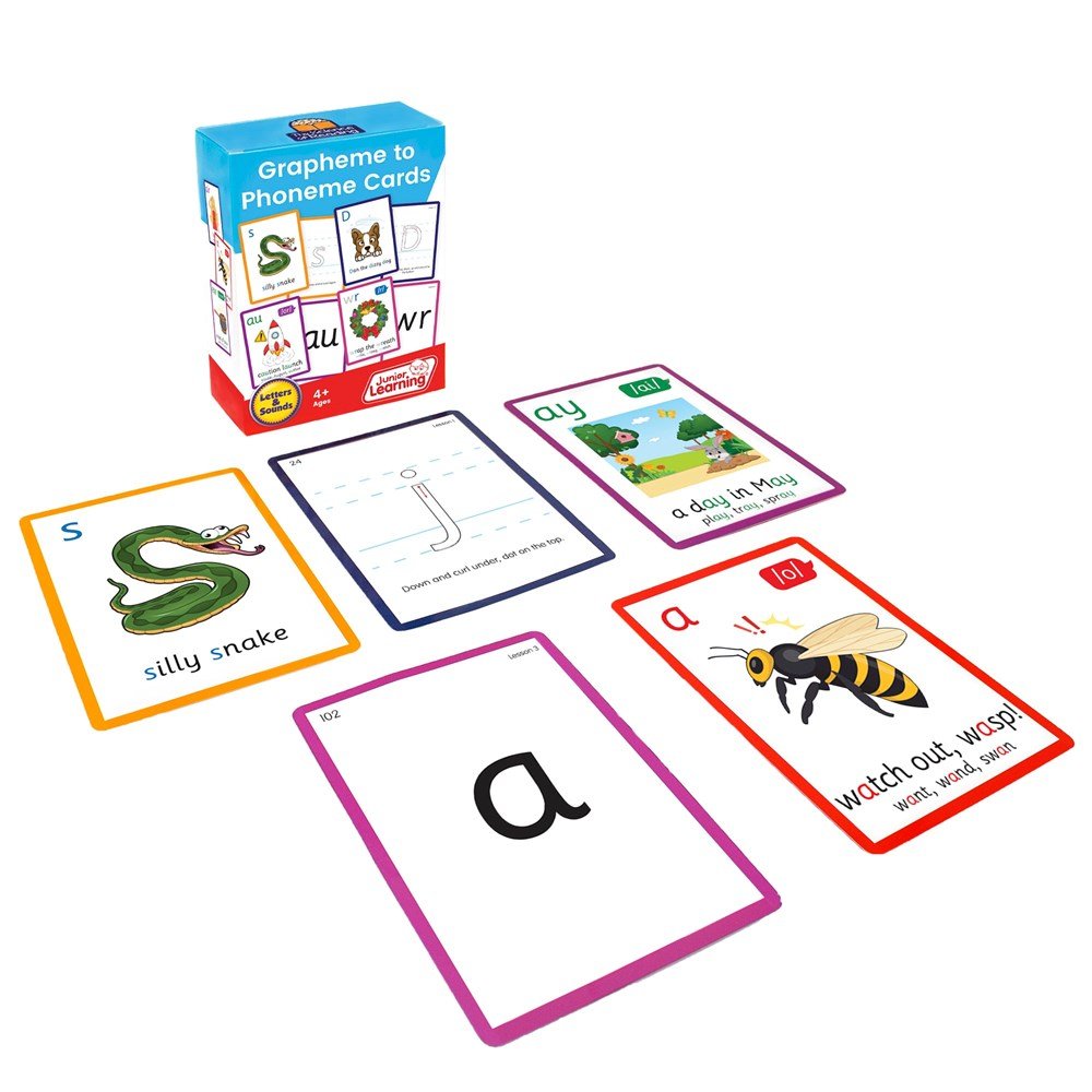 Junior Learning Grapheme To Phoneme Cards - ABC School Supplies