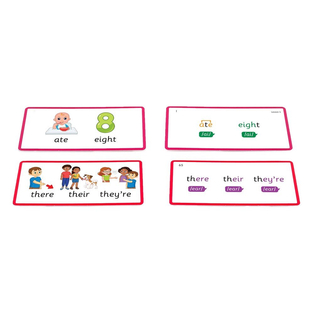 Junior Learning Homophone Cards - ABC School Supplies