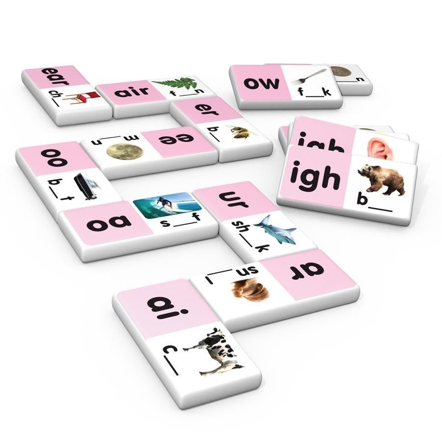 Junior Learning Long Vowels Dominoes - ABC School Supplies