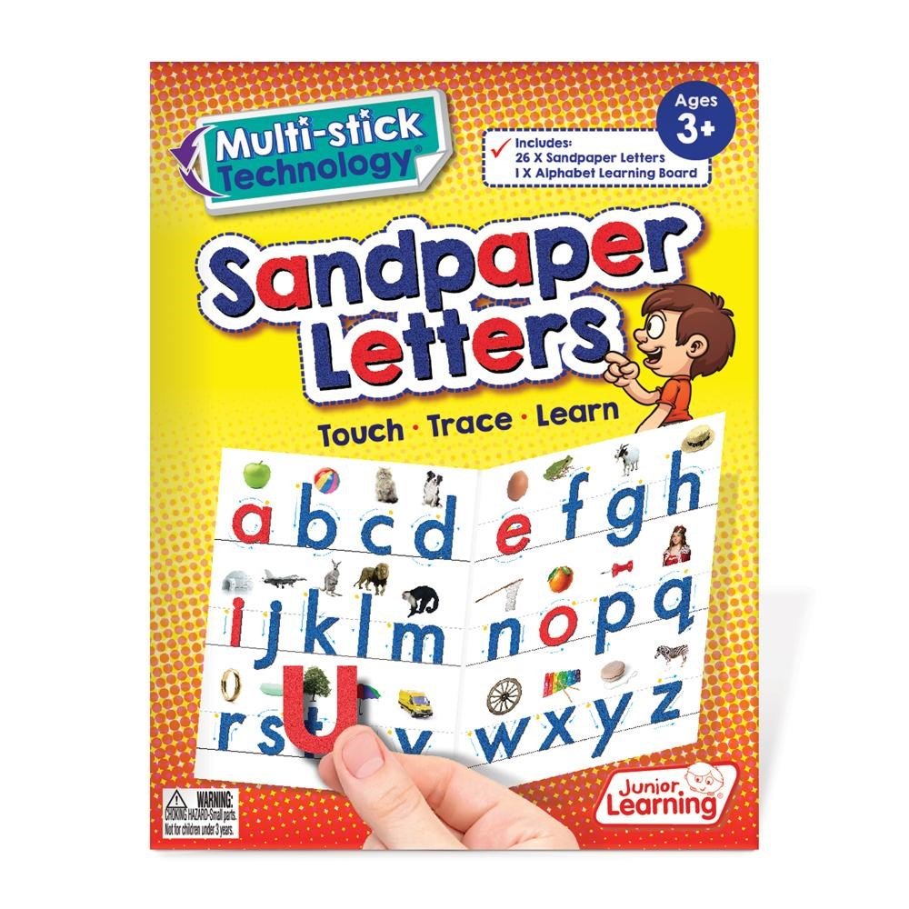 Junior Learning Multi-Stick Sandpaper Letters - ABC School Supplies