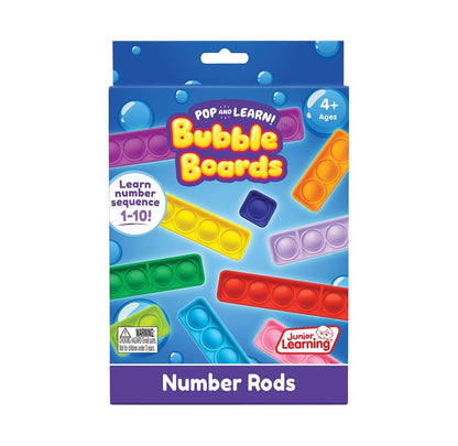 Junior Learning Number Rod Bubble Board - ABC School Supplies