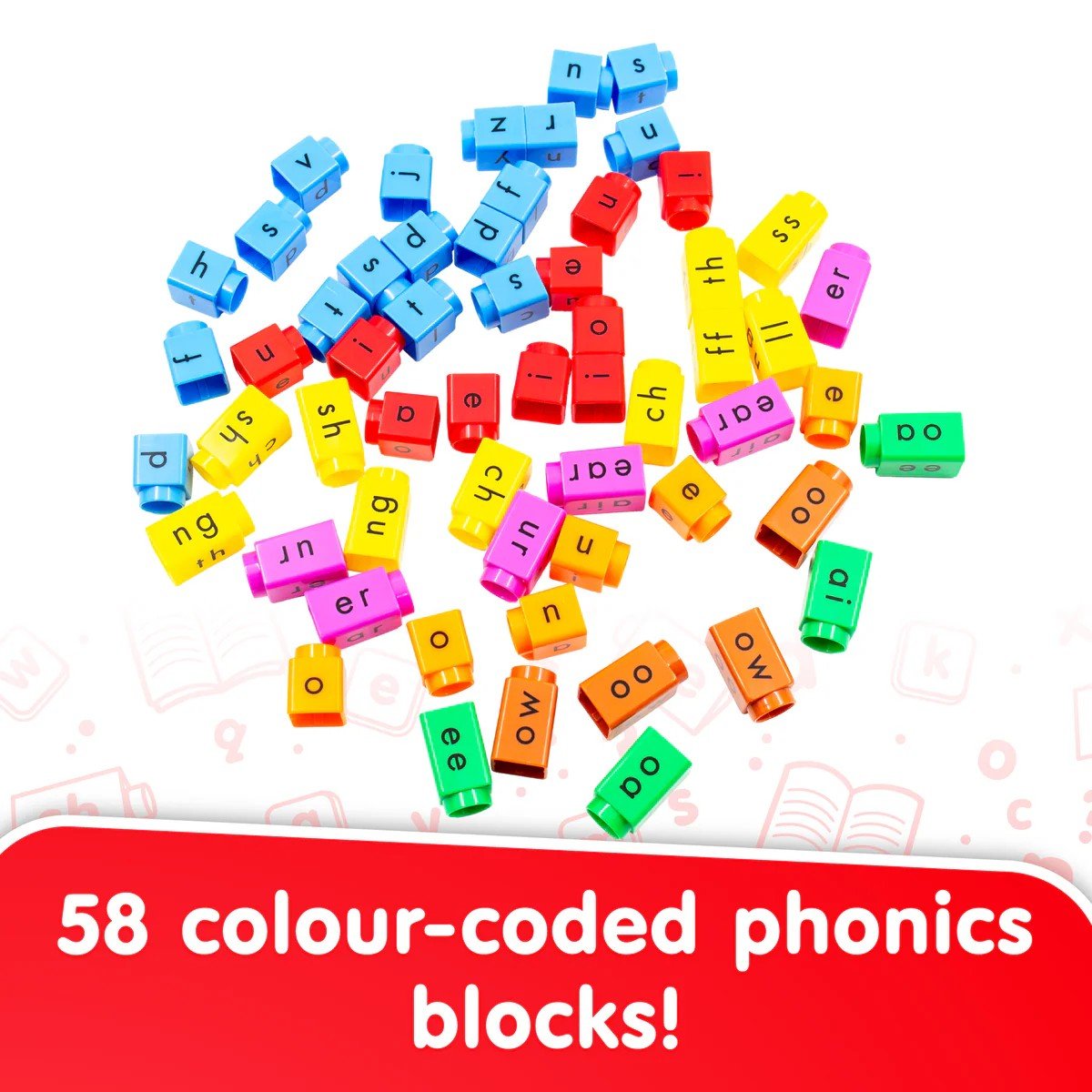Junior Learning Phonics Blox - Rainbow Phonics - ABC School Supplies