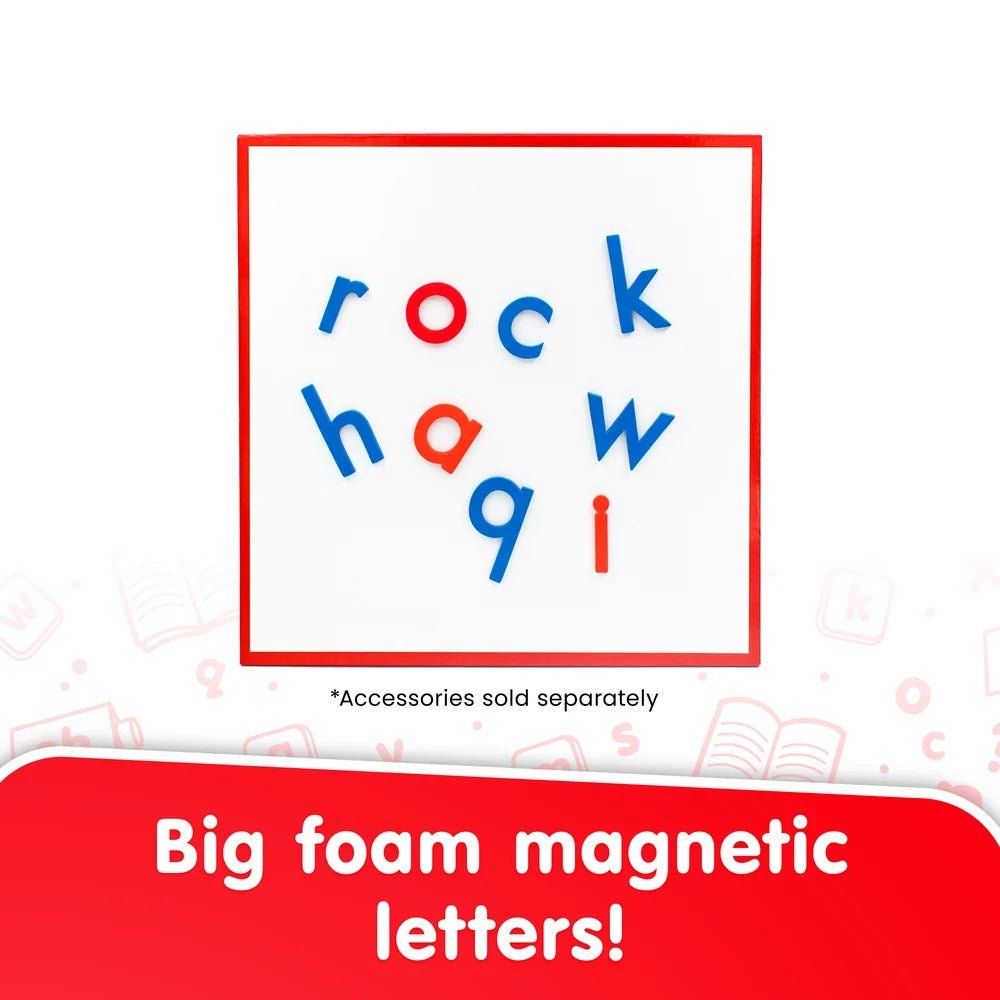 Junior Learning Rainbow Giant Alphabet Magnetic Letters Set of 26 - ABC School Supplies