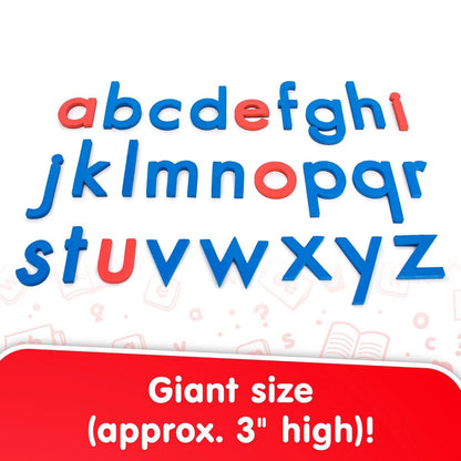 Junior Learning Rainbow Giant Alphabet Magnetic Letters Set of 26 - ABC School Supplies