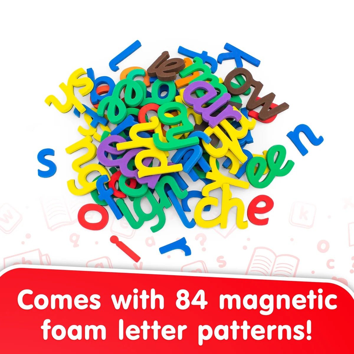 Junior Learning Rainbow Phonics Magnetic Letters - ABC School Supplies