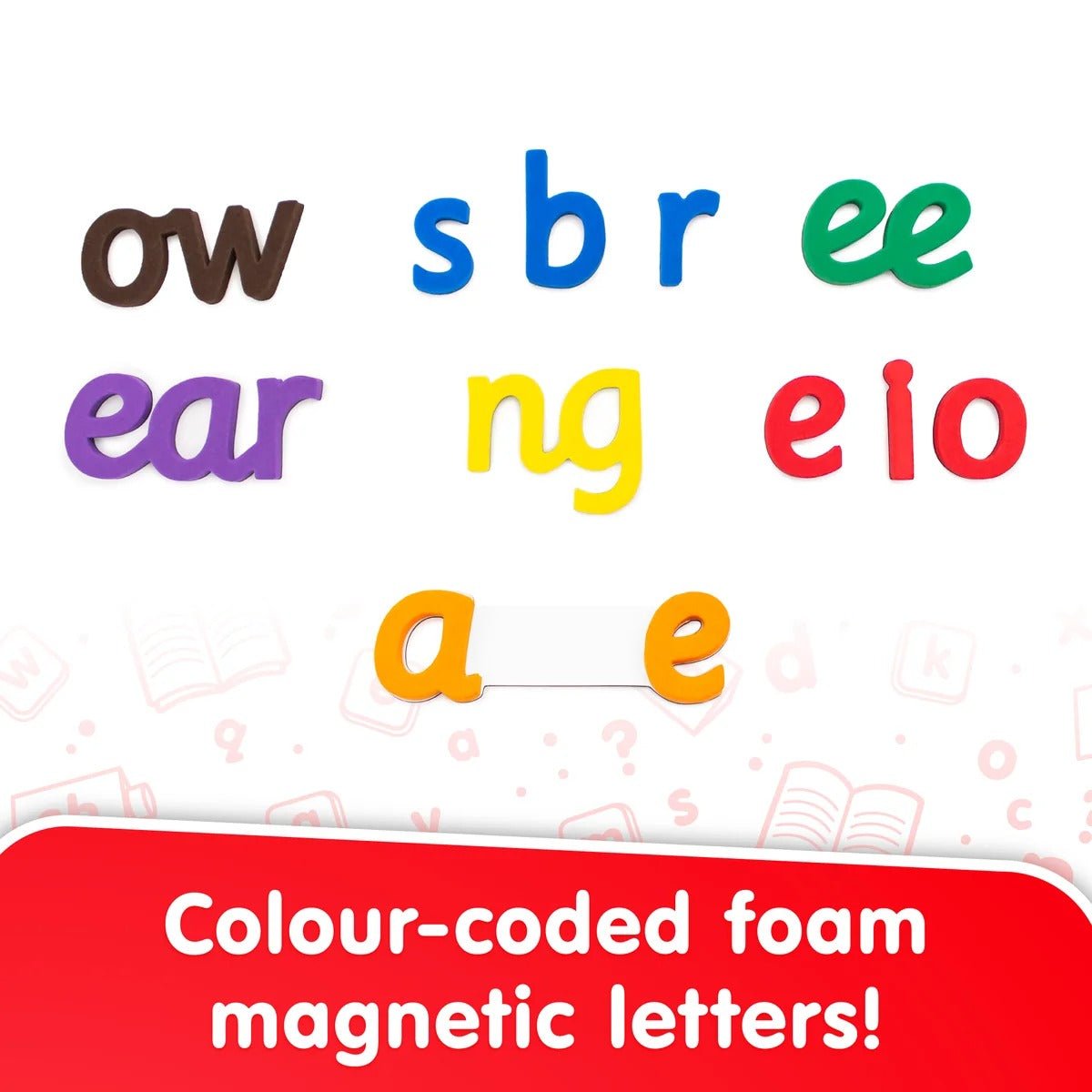 Junior Learning Rainbow Phonics Magnetic Letters - ABC School Supplies