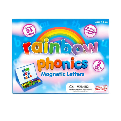 Junior Learning Rainbow Phonics Magnetic Letters - ABC School Supplies