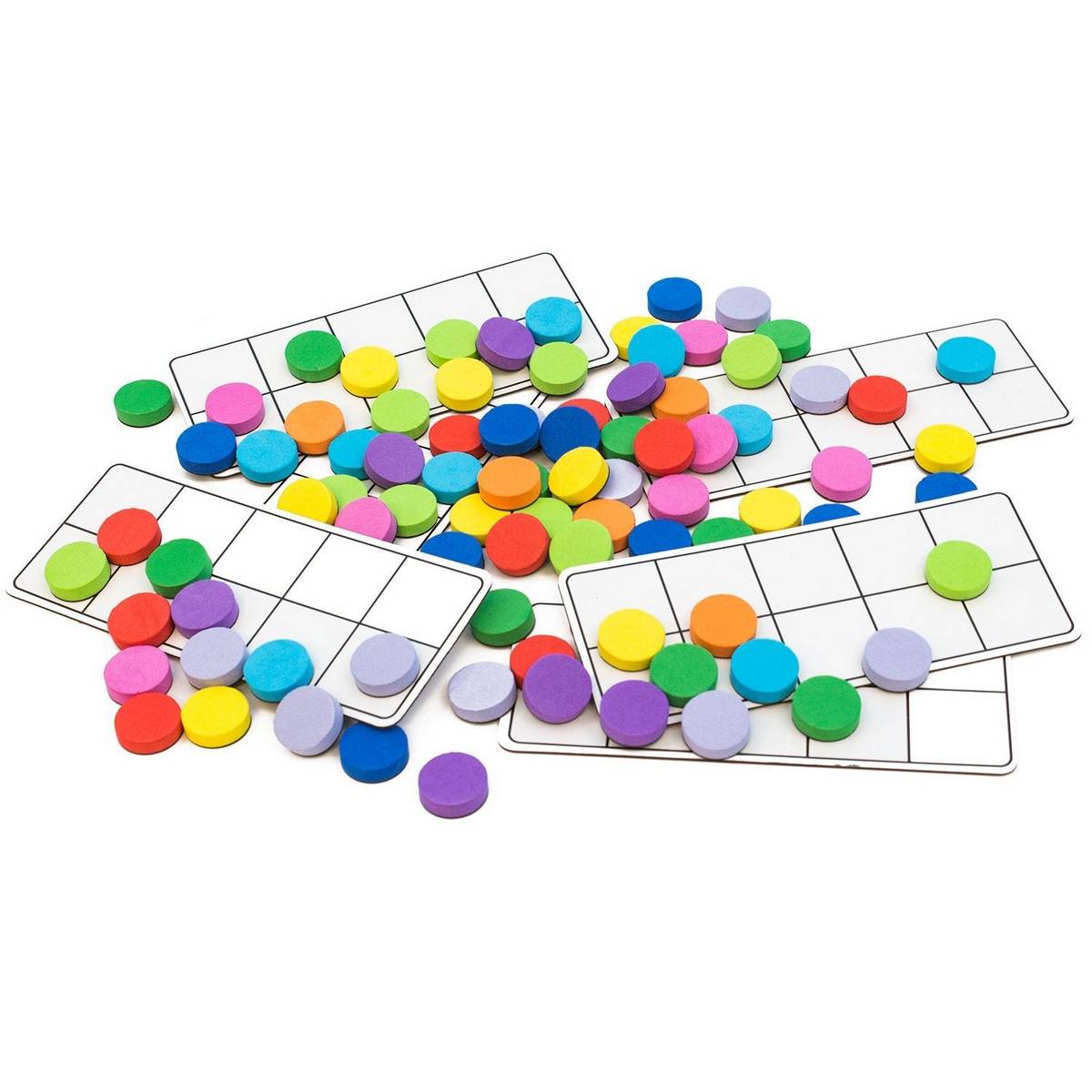 Junior Learning Rainbow Ten Frames - ABC School Supplies