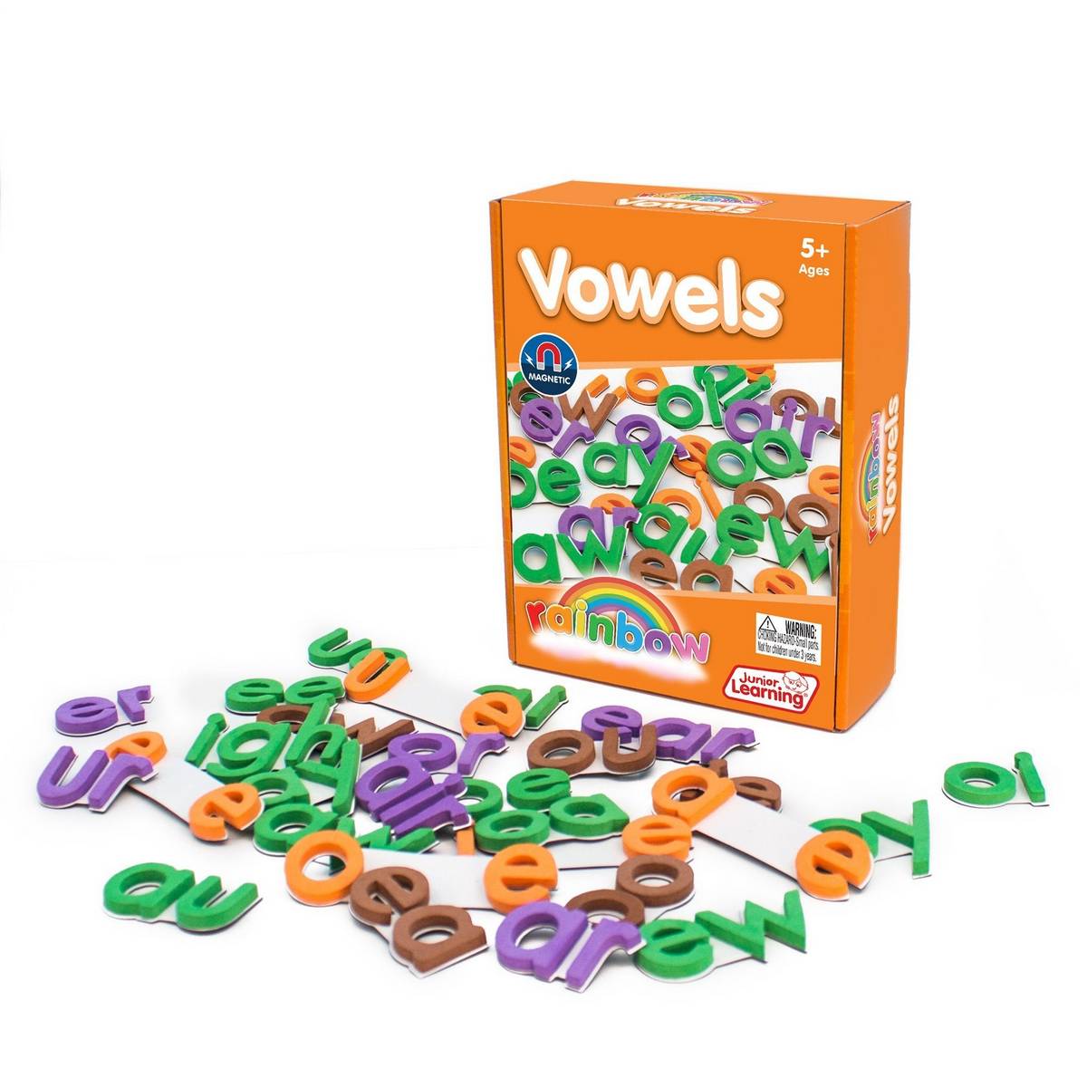 Junior Learning Rainbow Vowels - Print - ABC School Supplies