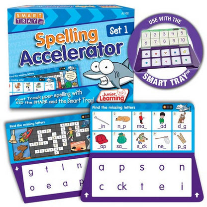 Junior Learning Smart Tray Spelling Accelerator Set 1 - ABC School Supplies