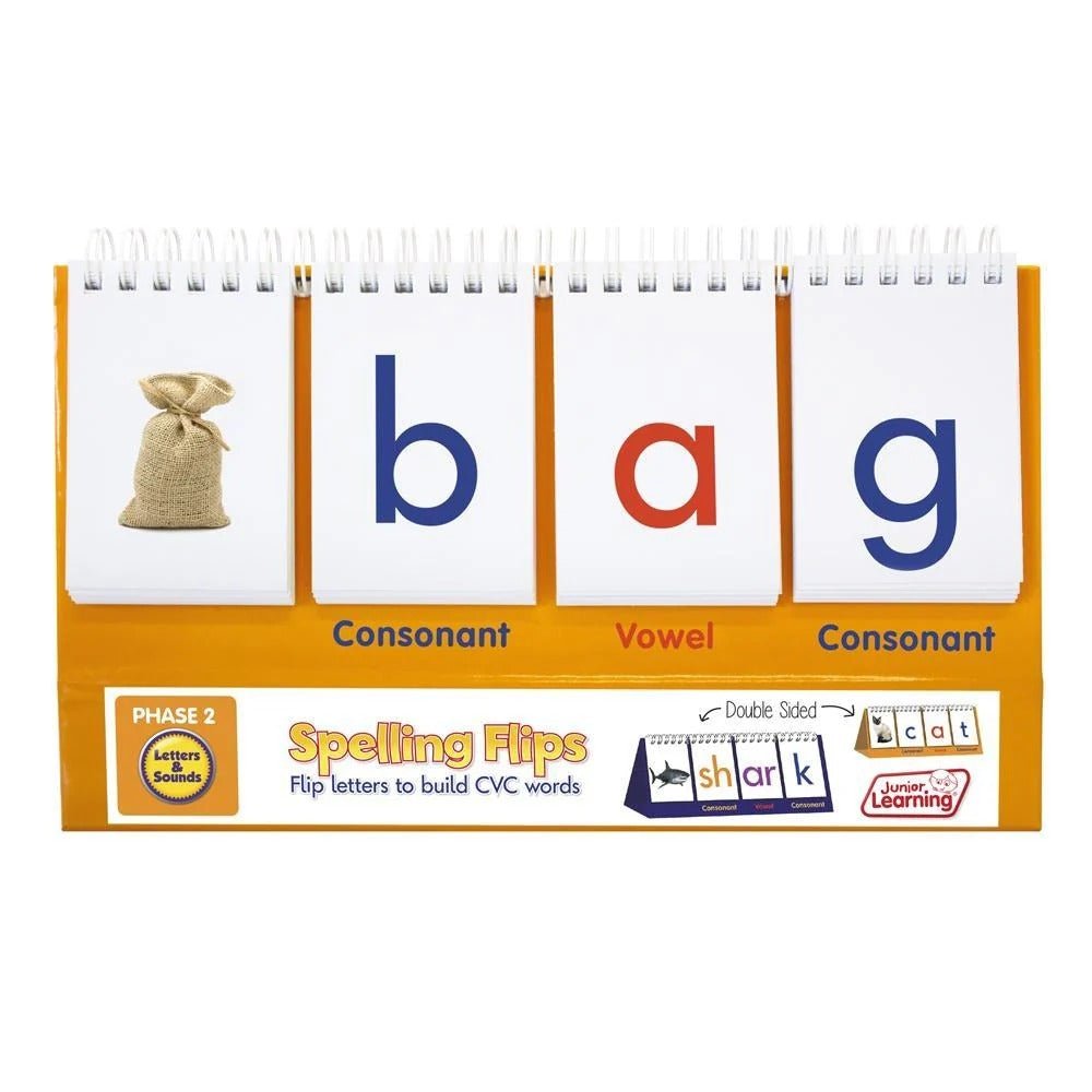 Junior Learning Spelling Flip Book - ABC School Supplies