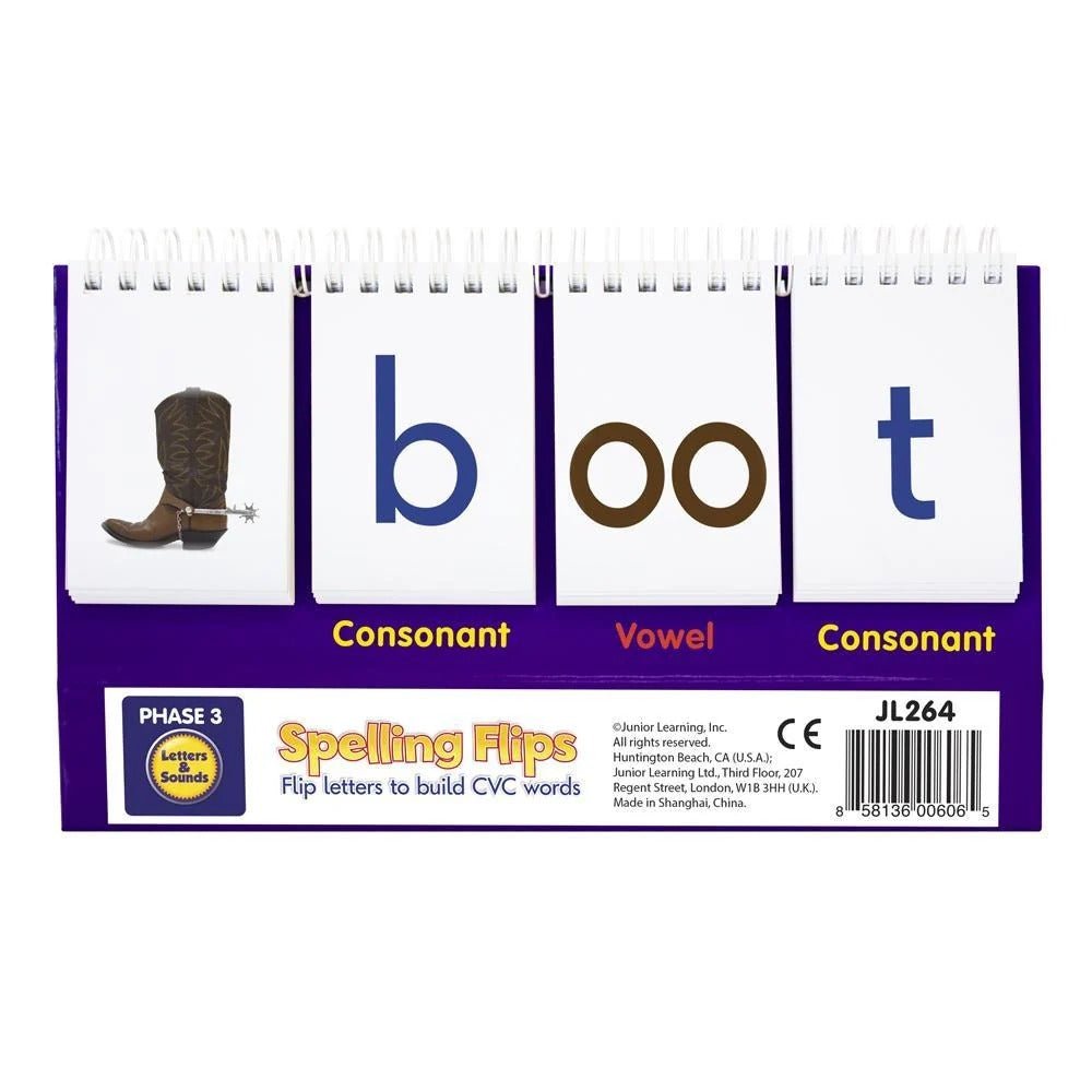 Junior Learning Spelling Flip Book - ABC School Supplies
