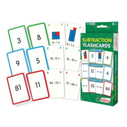 Junior Learning Subtraction Flashcards - ABC School Supplies