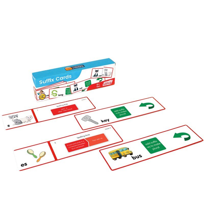 Junior Learning Suffix Cards - ABC School Supplies
