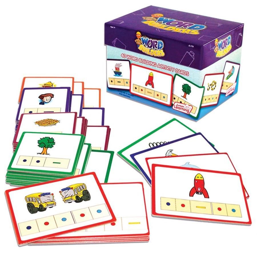 Junior Learning Word Builders Activity Cards - ABC School Supplies