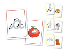 Just Cursive Teacher's Letters & Pictures Cards - ABC School Supplies