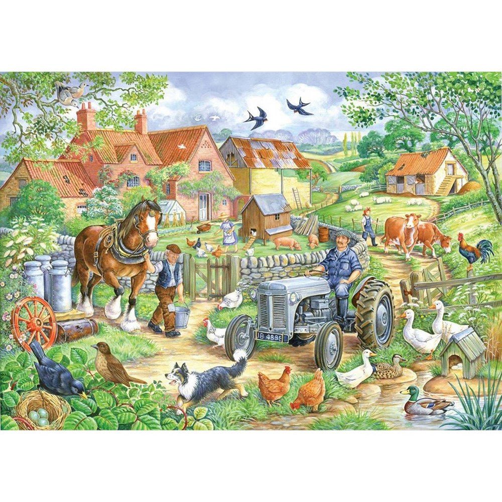 Keeping Busy - BIG 250 Piece Jigsaw Puzzle - ABC School Supplies
