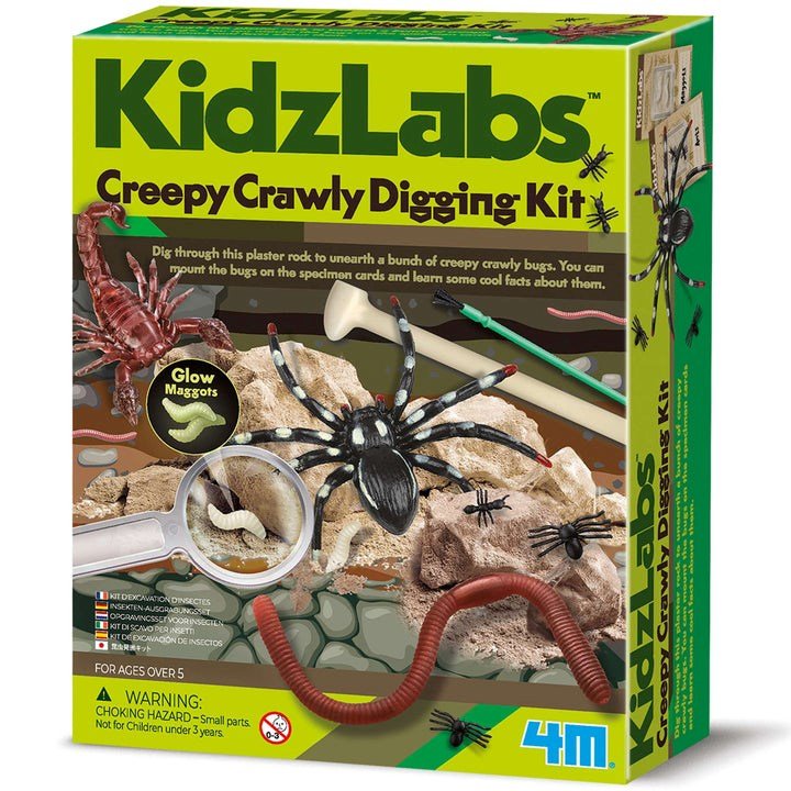 KidzLabs - Creepy Crawly Digging Kit - ABC School Supplies