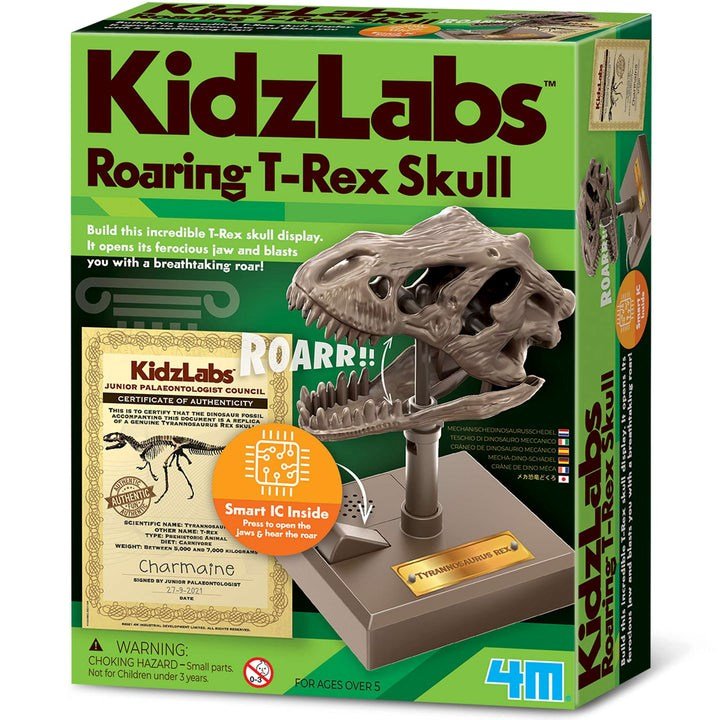 KidzLabs - Roaring T - Rex Skull - ABC School Supplies