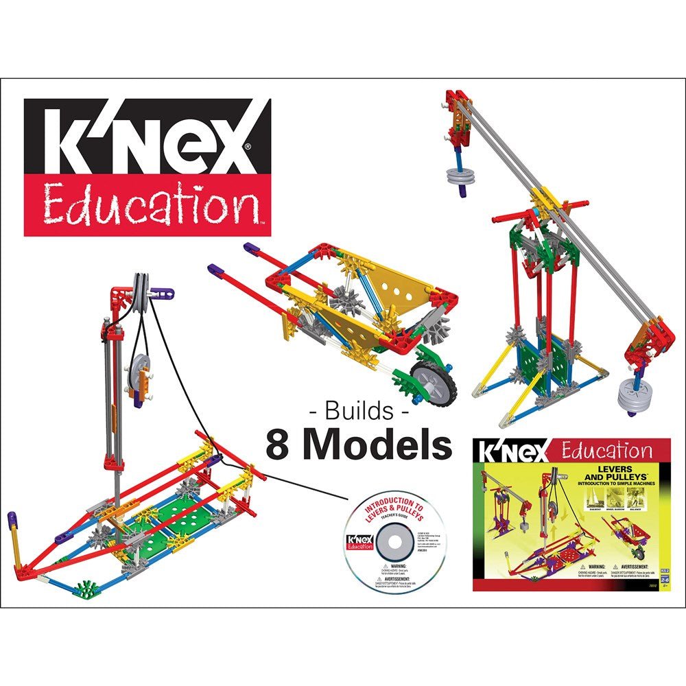 K'NEX Education Intro to Simple Machines - Levers and Pulleys - ABC School Supplies