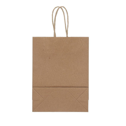 Kraft Party Bags Pack of 125 with handle - Brown - ABC School Supplies