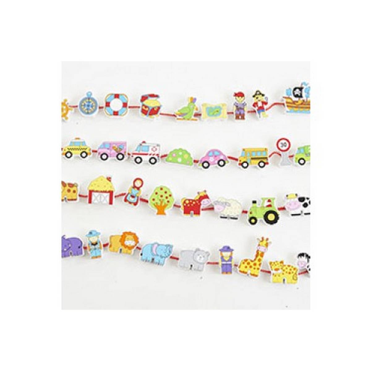 **Lacing Blocks Set - Pack Of 4 - ABC School Supplies