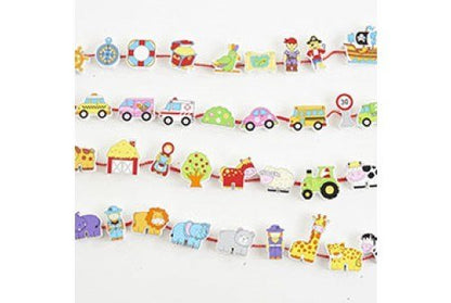 **Lacing Blocks Set - Pack Of 4 - ABC School Supplies