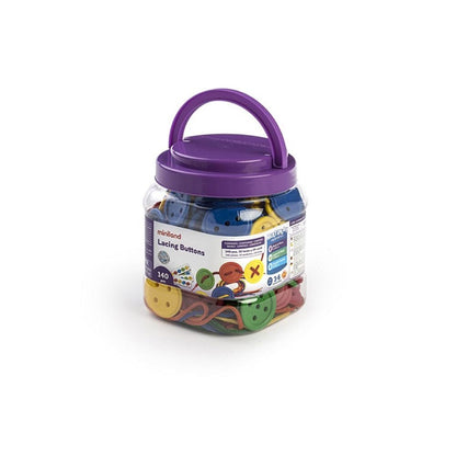 Lacing Buttons (140 Pieces) - ABC School Supplies
